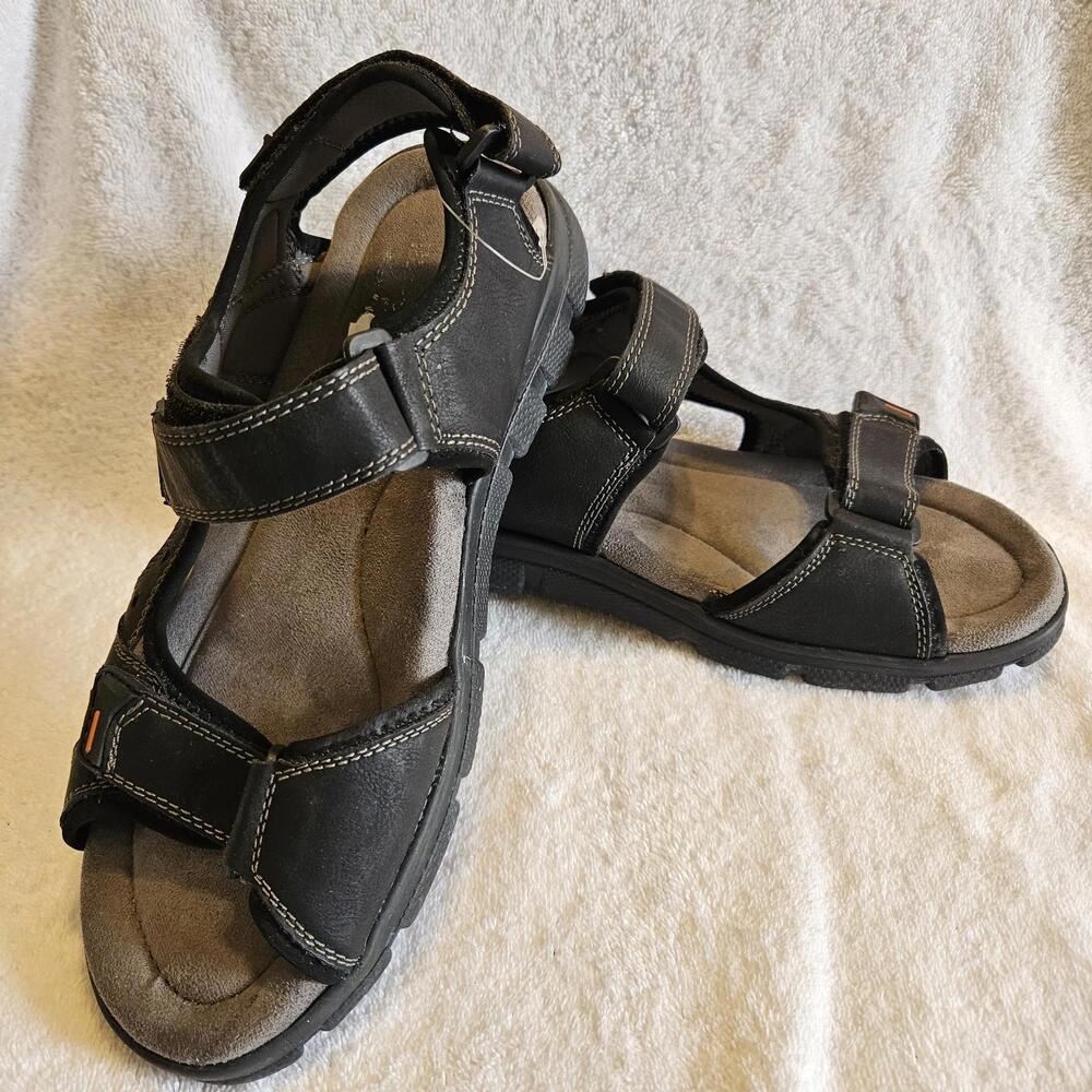 Men's Weatherproof Vintage 1948 Black Sandals. 9M
